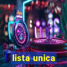 lista unica